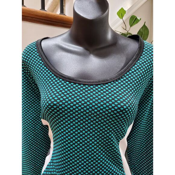 Lucy Diamonds Women's Blue Polyester Long Sleeve Top & Skirt 2 Pc's Suit Size XL - Picture 2 of 14